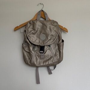 Kipling Metallic Backpack Small